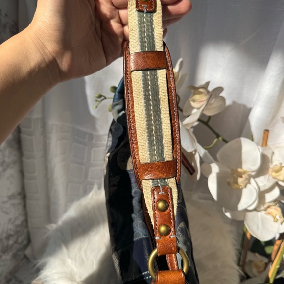 Coach patch work denim - vintage 2006! With matching wristlet . - Picture 9 of 12